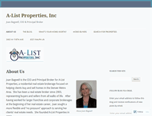 Tablet Screenshot of a-listproperties.com